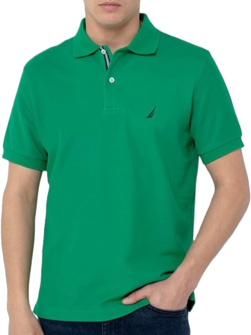 NAUTICA Short-Sleeve Polo Shirt. Plus Size 5XLT